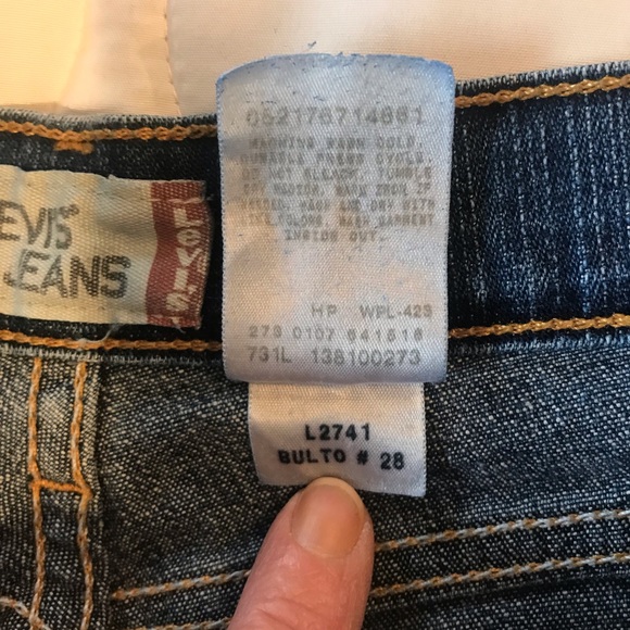 Vintage Levi Strauss and Co Dark Wash Boot Cut Denim Jeans Size 9S or 28/30 - Picture 6 of 12